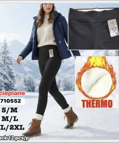 Leginsy Damskie,size s/m-xl/2xl,Paczka 12szt,1 kolor