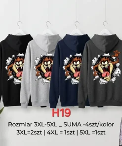 Bluzy Damskie,Size 3-5xl,Paczka 4szt,1kolor