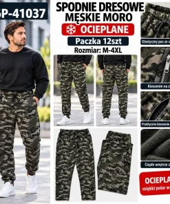 Spodnie MĘSKIE,Size m-4xl,Paczka 12szt,1kolor