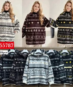 Kurtki DAMSKA,size uni,Paczka 5szt,mix kolor