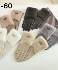 Rękawiczki Damskie,Paczka 12szt,mix kolor