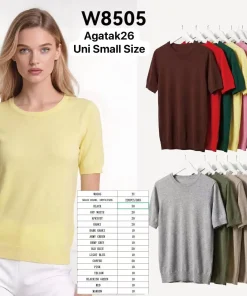 Swetry Damskie WŁOSKA,Size uni,paczka 6szt, mix kolor