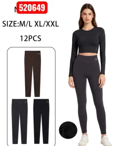 Leginsy Damskie,size m/l-xl/2xl,Paczka 12szt,mix kolor