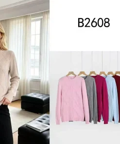 Swetry Damskie,size uni,Paczka 12szt,mix kolor