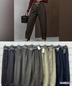 Spodnie Damskie WŁOSKA,Size uni,paczka 6szt, mix kolor