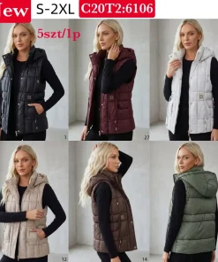 Kamizelki Damskie,size s-2xl,Paczka 5szt,1kolor