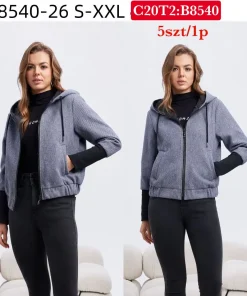 Kurtki Damskie,size s-2xl,Paczka 5szt,1kolor