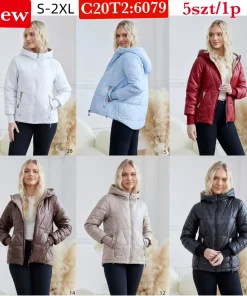Kurtki Damskie,size s-2xl,Paczka 5szt,1kolor