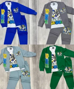 Komplety DZIECIĘCA ,size 3/4-9/10lat,Paczka 5szt,1kolor